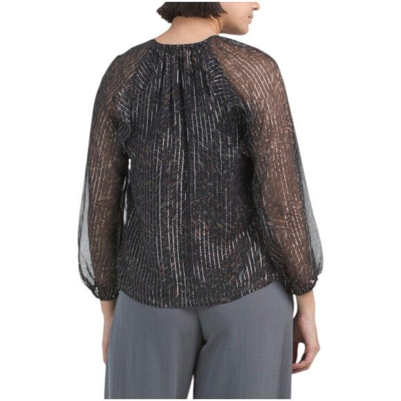 SHOSHANNA Silk Blend Marlo Top - Picture 2 of 3